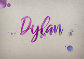 Dylan Watercolor Name DP