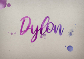 Dylon Watercolor Name DP