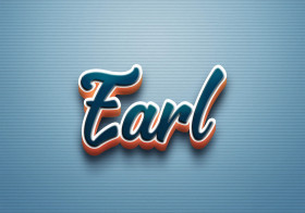 Cursive Name DP: Earl