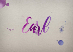 Earl Watercolor Name DP