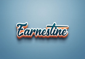 Cursive Name DP: Earnestine