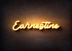 Glow Name Profile Picture for Earnestine