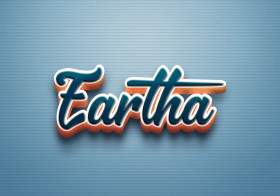 Cursive Name DP: Eartha