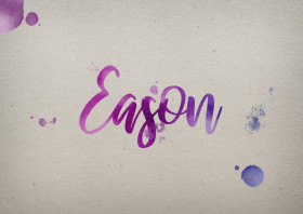 Eason Watercolor Name DP