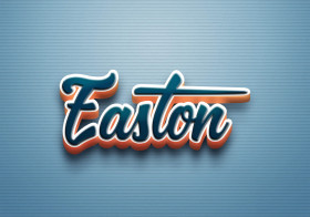 Cursive Name DP: Easton