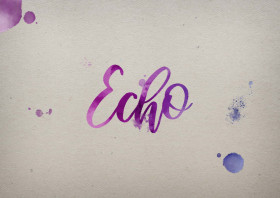 Echo Watercolor Name DP