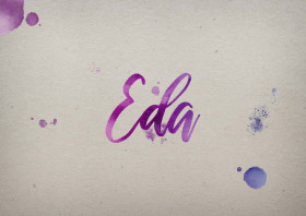 Eda Watercolor Name DP