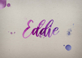 Eddie Watercolor Name DP