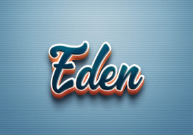 Cursive Name DP: Eden