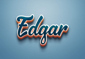 Cursive Name DP: Edgar