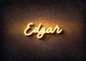 Glow Name Profile Picture for Edgar