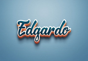 Cursive Name DP: Edgardo
