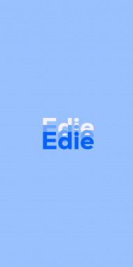 Name DP: Edie