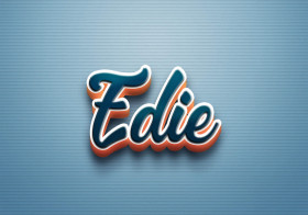 Cursive Name DP: Edie