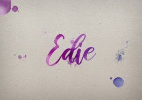 Edie Watercolor Name DP
