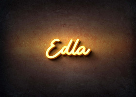 Glow Name Profile Picture for Edla