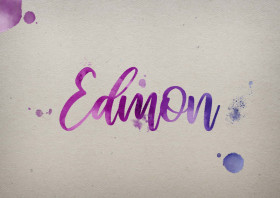 Edmon Watercolor Name DP