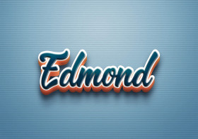 Cursive Name DP: Edmond