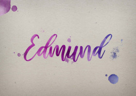 Edmund Watercolor Name DP