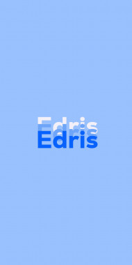 Name DP: Edris