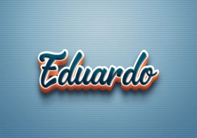 Cursive Name DP: Eduardo