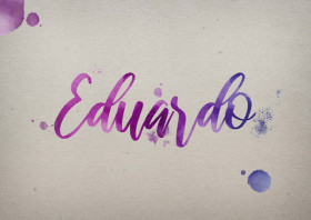 Eduardo Watercolor Name DP