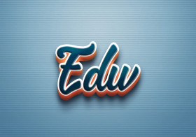 Cursive Name DP: Edw