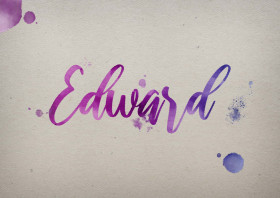 Edward Watercolor Name DP