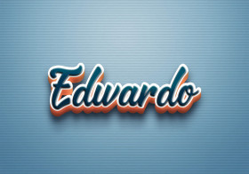 Cursive Name DP: Edwardo