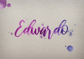 Edwardo Watercolor Name DP