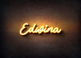 Glow Name Profile Picture for Edwina