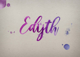 Edyth Watercolor Name DP