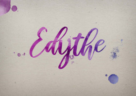 Edythe Watercolor Name DP