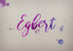 Egbert Watercolor Name DP