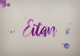 Eitan Watercolor Name DP