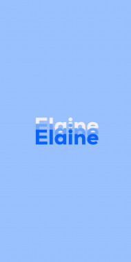 Name DP: Elaine