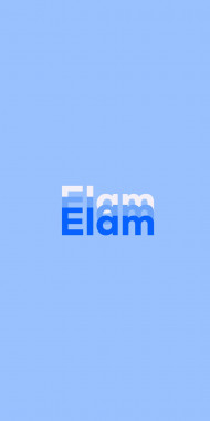 Name DP: Elam