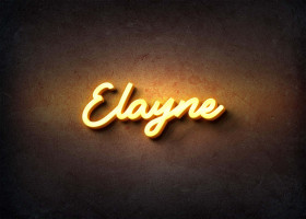 Glow Name Profile Picture for Elayne
