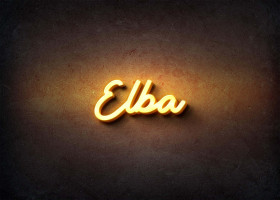 Glow Name Profile Picture for Elba