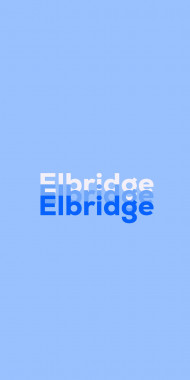 Name DP: Elbridge