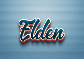 Cursive Name DP: Elden