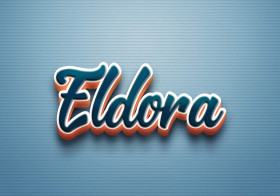 Cursive Name DP: Eldora