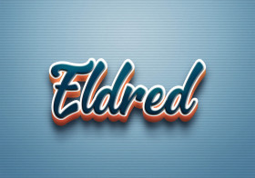 Cursive Name DP: Eldred
