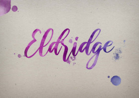 Eldridge Watercolor Name DP