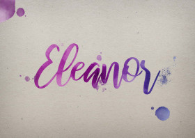 Eleanor Watercolor Name DP