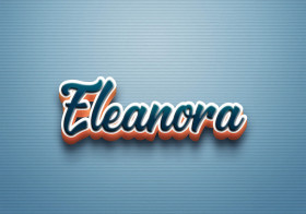 Cursive Name DP: Eleanora