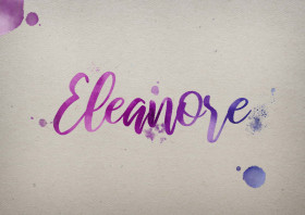Eleanore Watercolor Name DP
