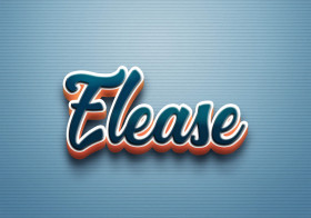 Cursive Name DP: Elease
