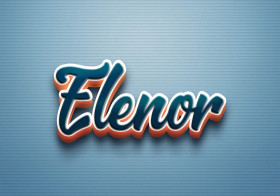 Cursive Name DP: Elenor
