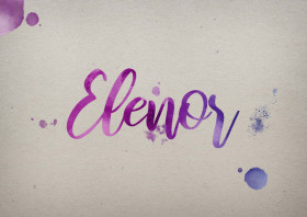 Elenor Watercolor Name DP